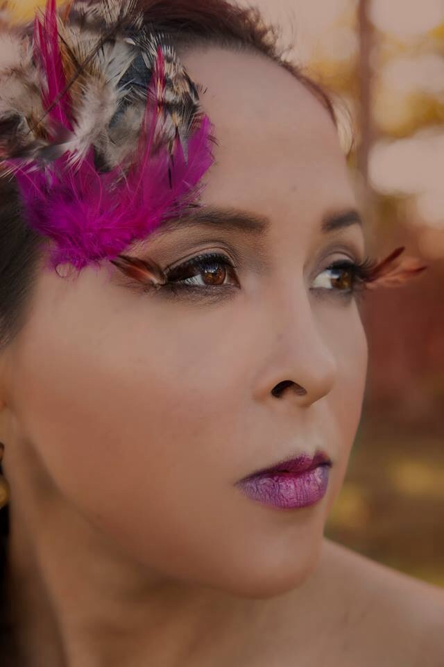 Female model photo shoot of Megn Makeup