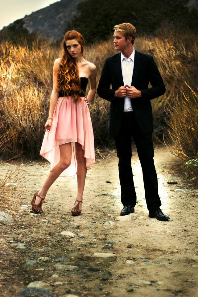 Male and Female model photo shoot of Trevor G Williams and Rachel Mosler by Daniel Ray Photo in Azusa, CA