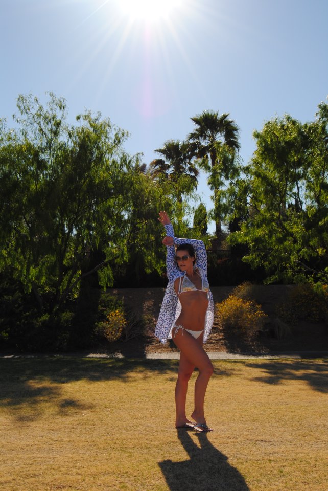 Female model photo shoot of Krista Marie LV in Lake Las Vegas