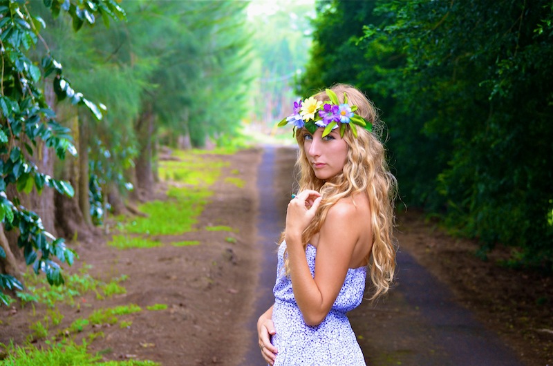 Female model photo shoot of Gianna Marie  in Kona, Hawai'i