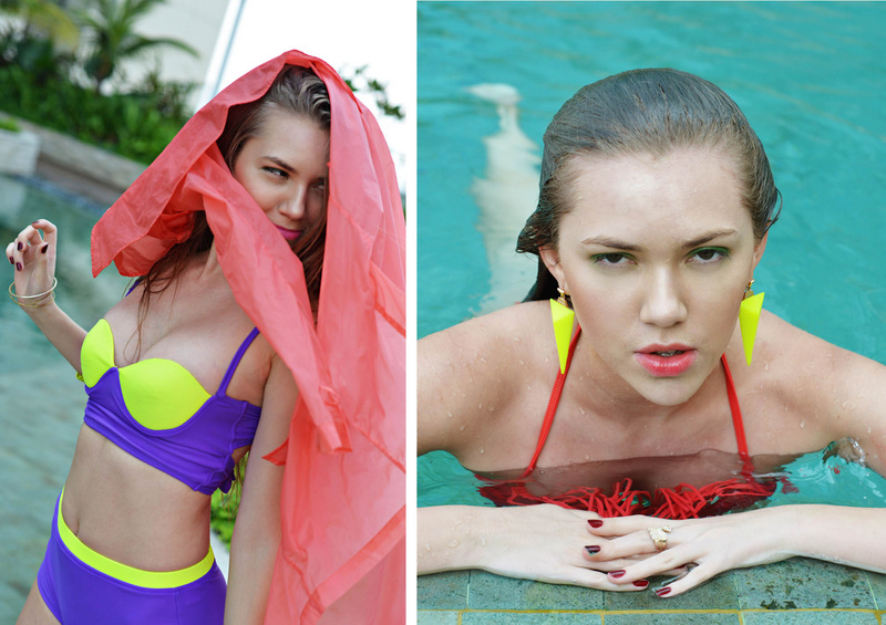 Female model photo shoot of Faustina D Puspita in Indonesia