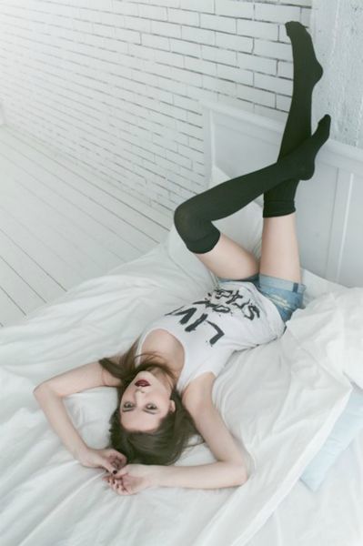 Female model photo shoot of Yana Kachorra