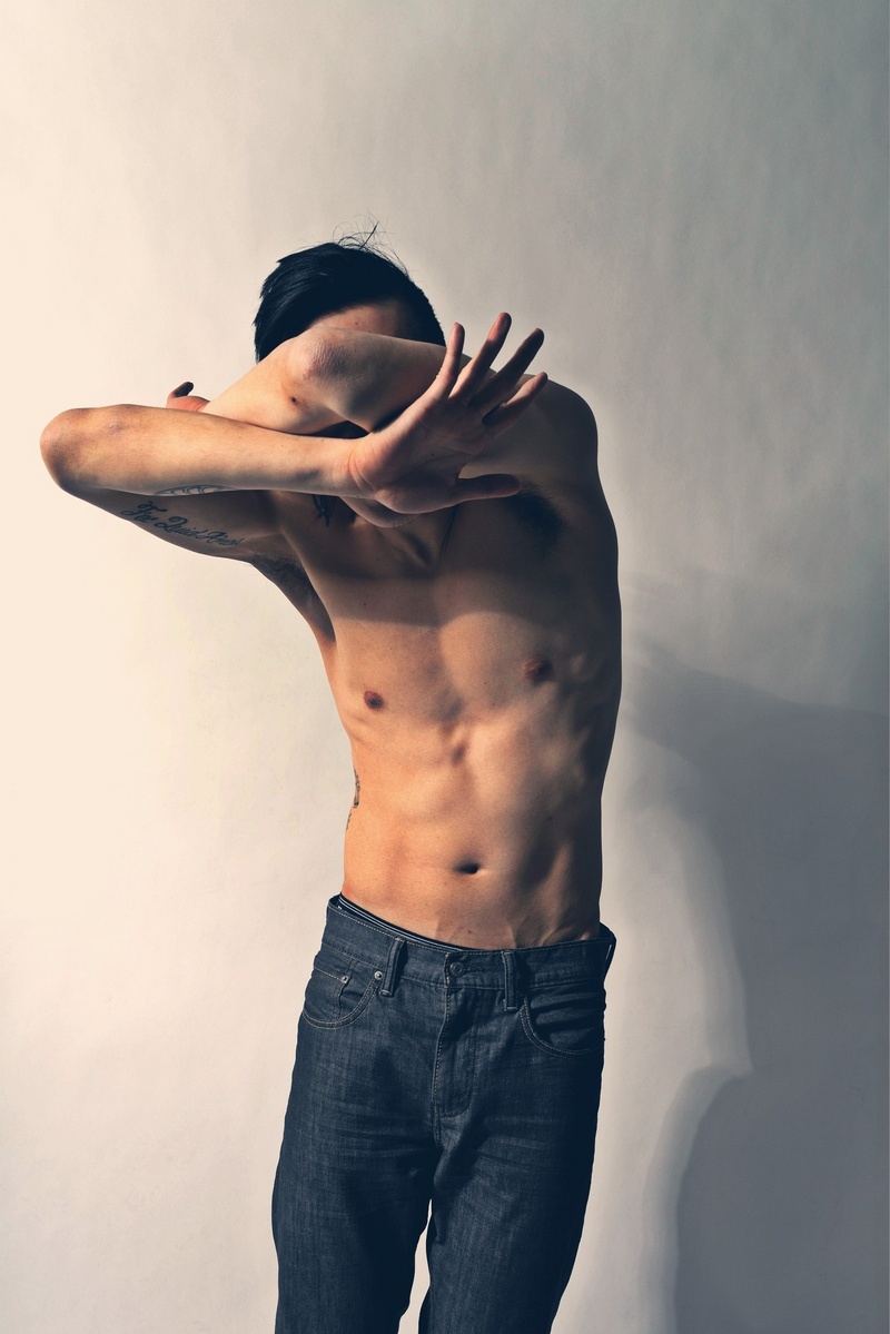 Male model photo shoot of William Yuan by Eugene Yu in Jersey City