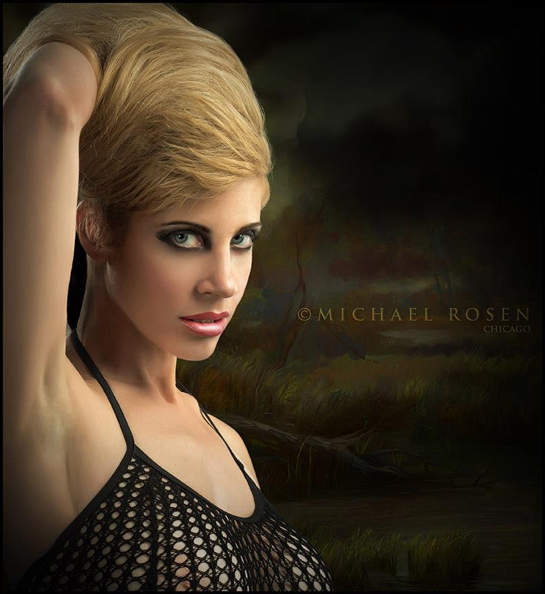 Female model photo shoot of Mychelle Evelyn Bloom by Michael Rosen - Chicago