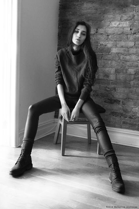 Female model photo shoot of Nathalie Alavoine in New York 2014