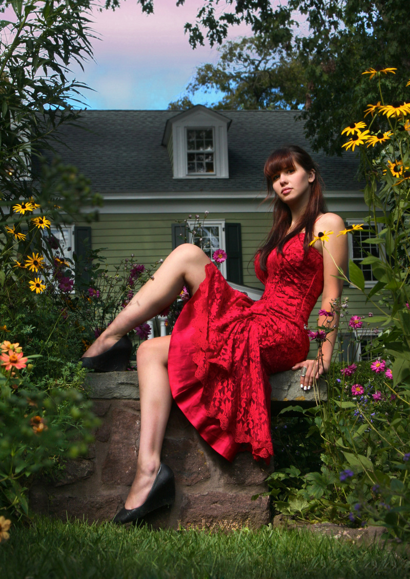 Female model photo shoot of LadyWolf Photography