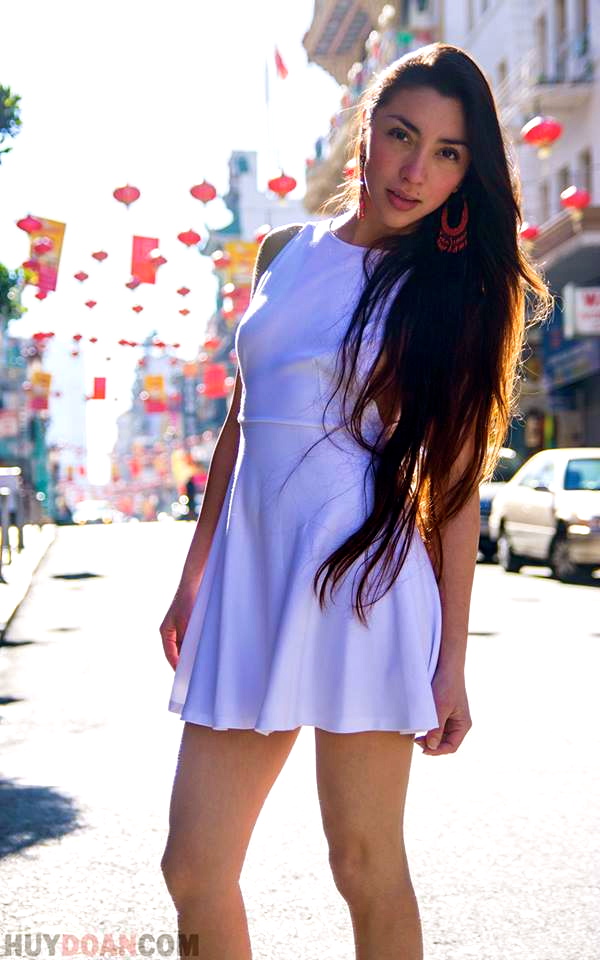 Female model photo shoot of Cindy Reyna by HMD Fotography in China Town, San Francisco