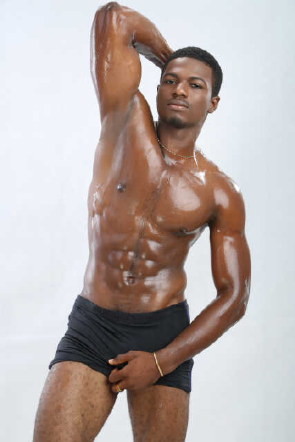 Male model photo shoot of michael njoku