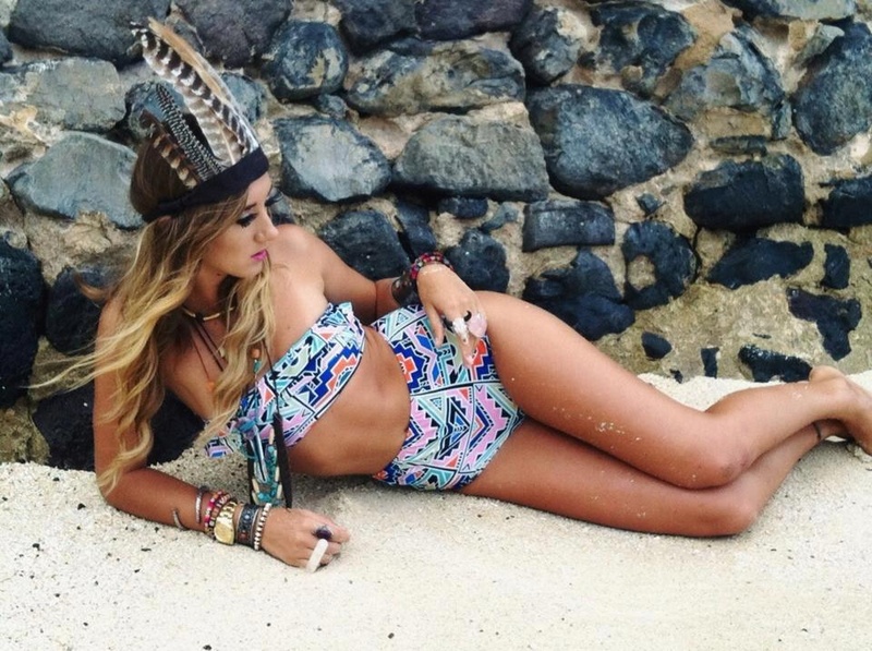 Female model photo shoot of Peace of Paradise in Hawaii