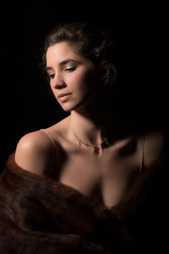 Female model photo shoot of Morgan Michels in Studio E