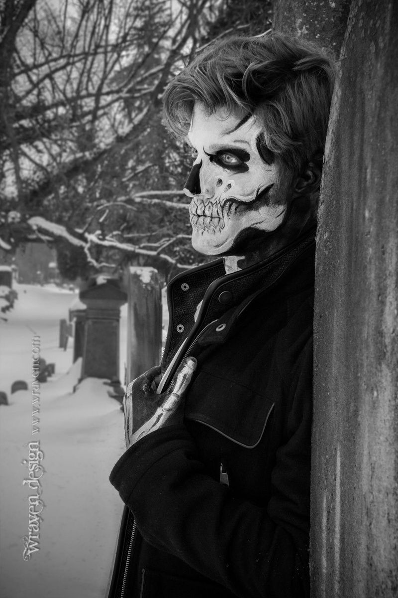 Male model photo shoot of James R Ling by Wraven Design in Ashland Cemetery, Carlisle PA