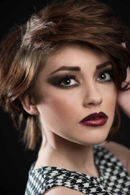 Female model photo shoot of Cassandra Aslanidis Mua
