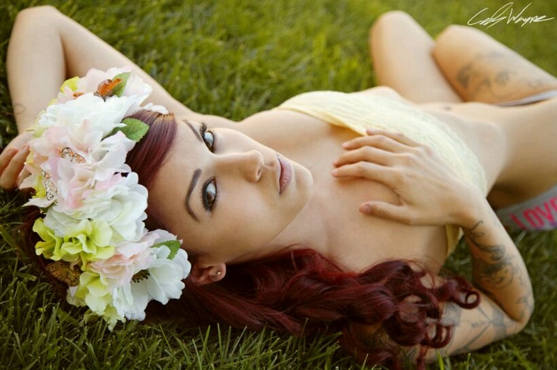Female model photo shoot of JesseDarling by Cody Wayne in California