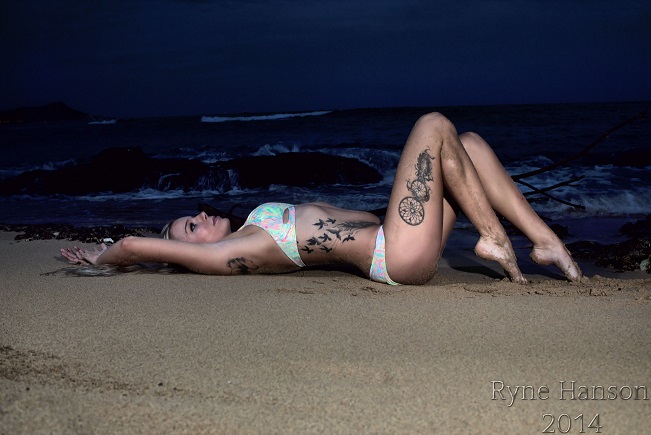 Female model photo shoot of MorganTaylor in Sand Island