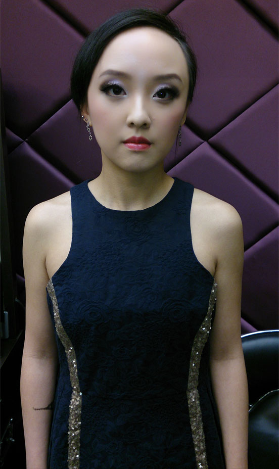 Female model photo shoot of Alex Guo in HK