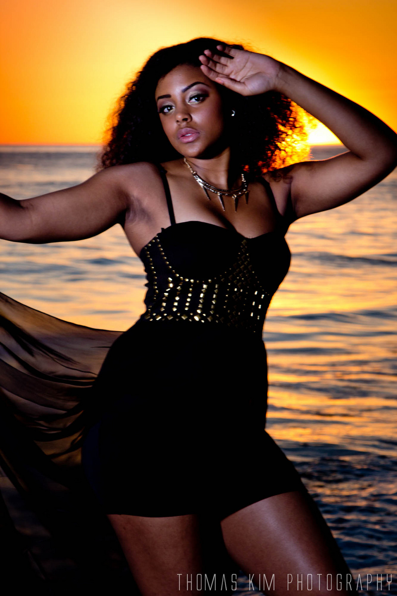 Female model photo shoot of Iman del Sol in Malibu Beach, CA