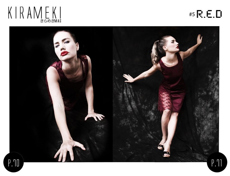 Female model photo shoot of Anna Kras by Nina pak, clothing designed by CarnalDesign
