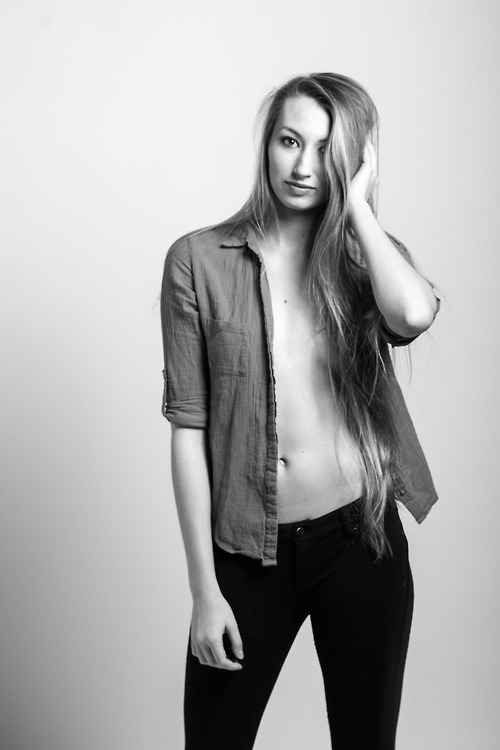 Female model photo shoot of Christianna Knutson by Little_Li in Palomar College Studio