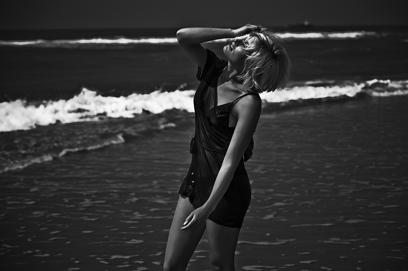 Female model photo shoot of Sushilla in beach