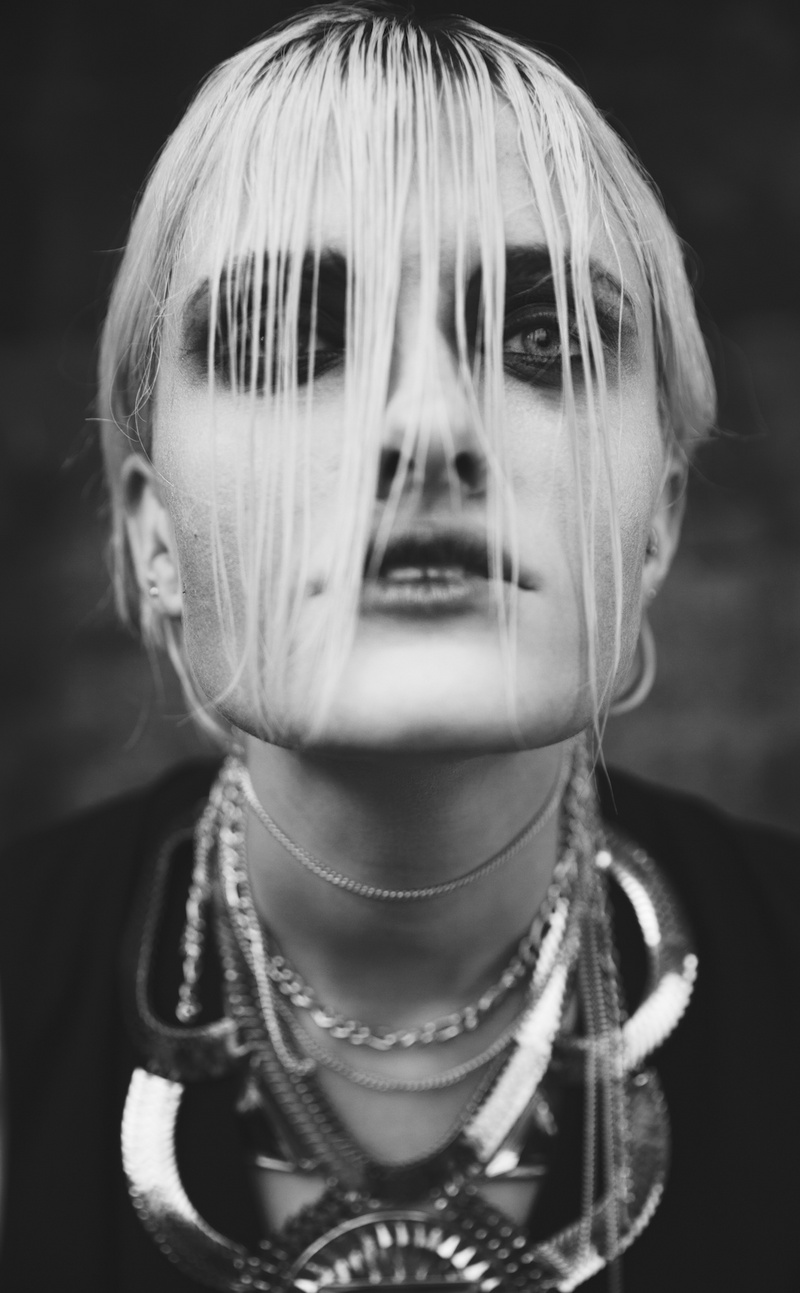 Female model photo shoot of NicolaJoySmith by AGNES KOTWINSKA, makeup by Charlie Macdonald