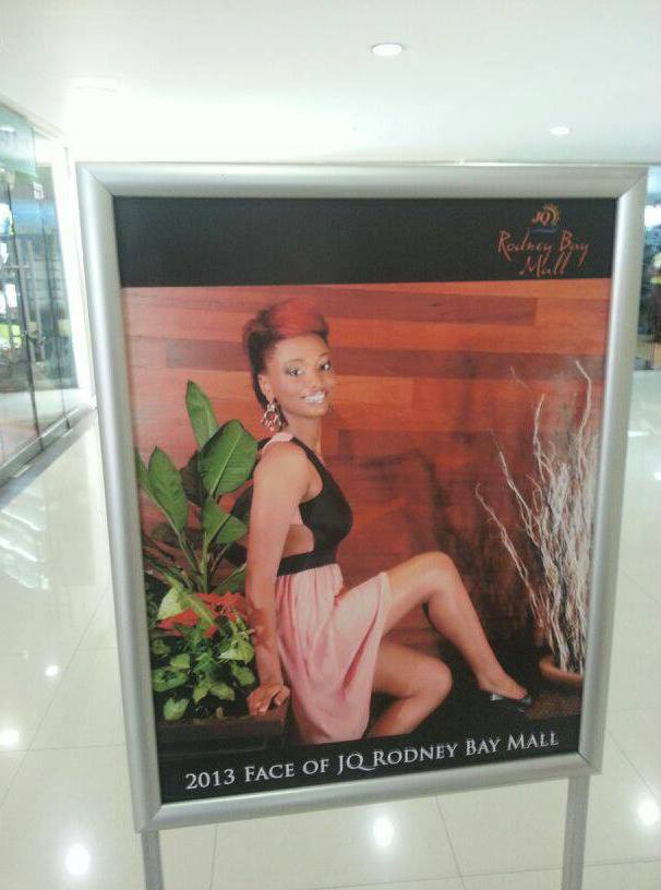 Female model photo shoot of ALW2290 in JQ Rodney Bay Mall Saint Lucia.