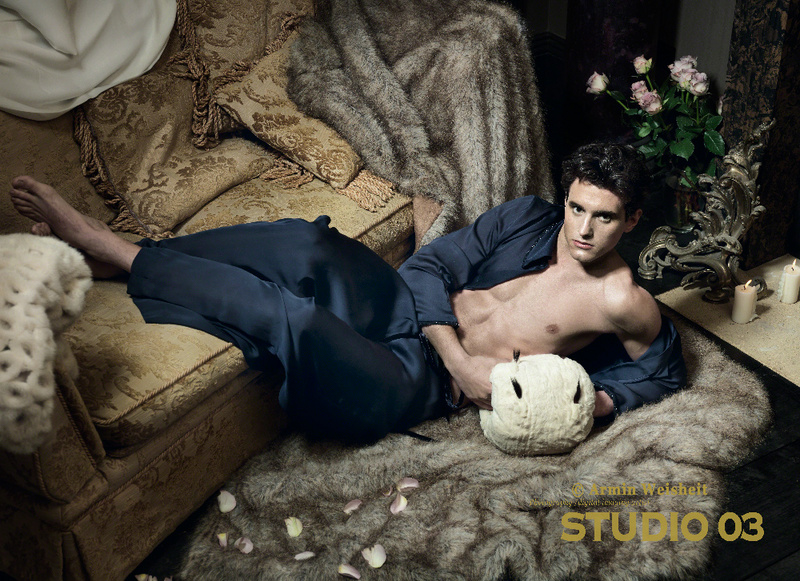 Male model photo shoot of Armin Weisheit in London