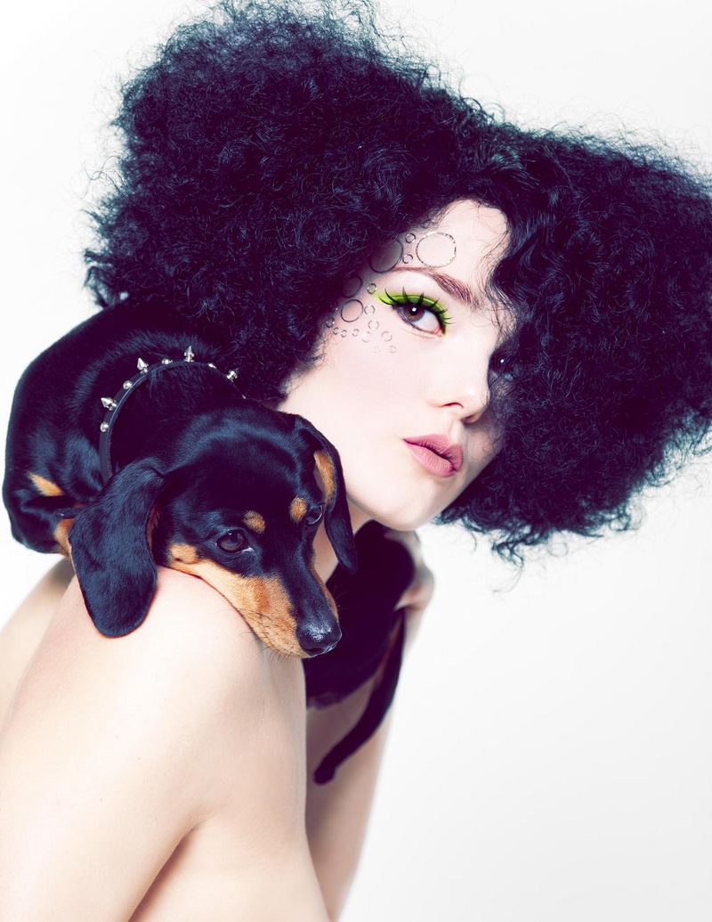 Female model photo shoot of Mara Cirezaru by Natalia Photography in Boston, hair styled by Jeni Teran