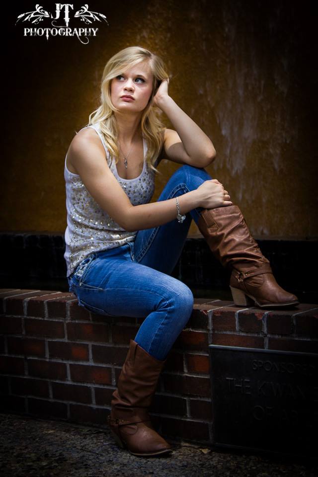Female model photo shoot of Katie Good in Downtown Abilene