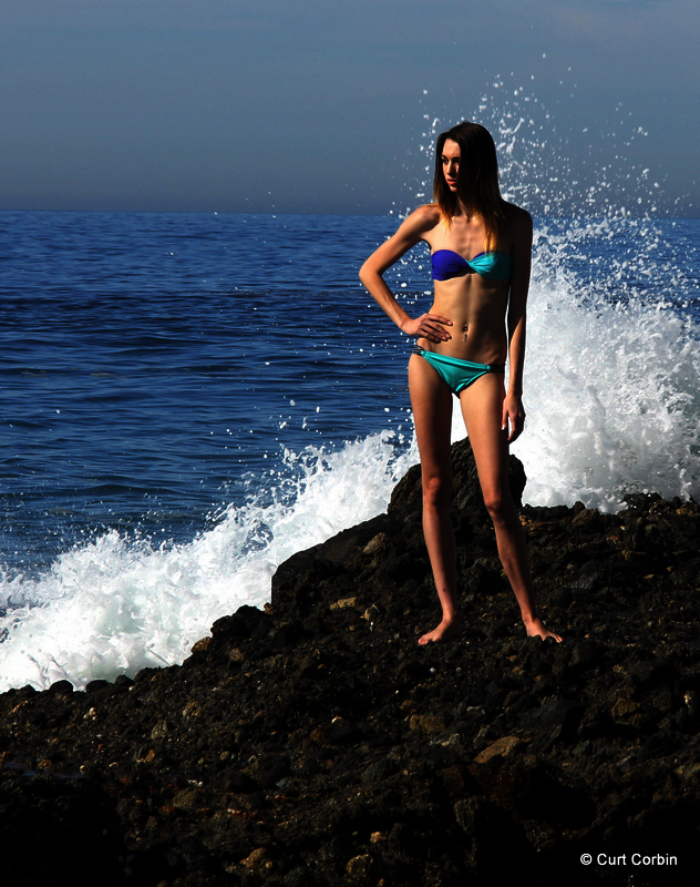 Female model photo shoot of A L Y S S A by cc production in Victoria Beach, CA