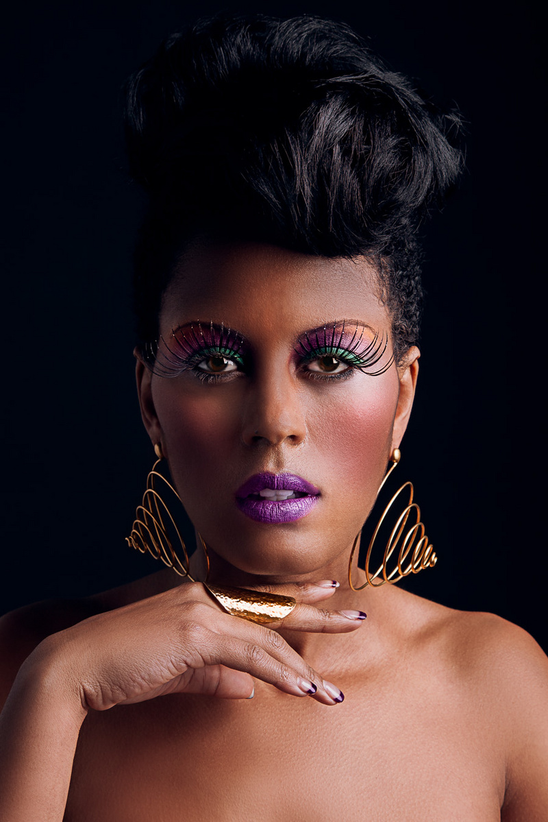 Male model photo shoot of Mayowa in DMV, makeup by Kia Rayford