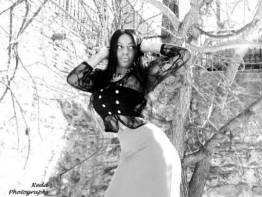 Female model photo shoot of ROSHALE FASHION REBEL