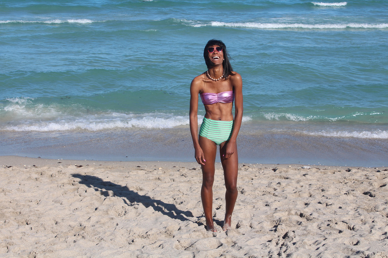 Female model photo shoot of Bretagne in Miami