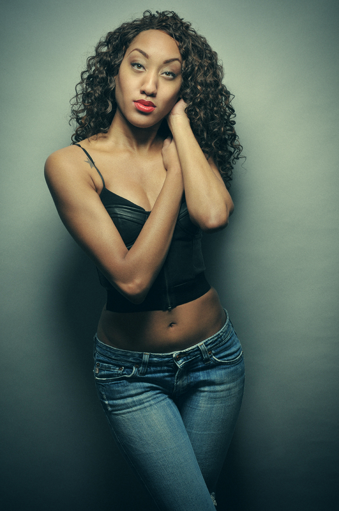 Female model photo shoot of Ebony Mechell by David Shinobi  in Chicago, IL