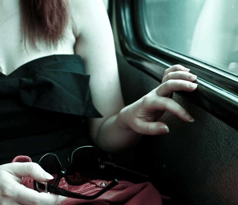 Female model photo shoot of fizzymelody in C-Train