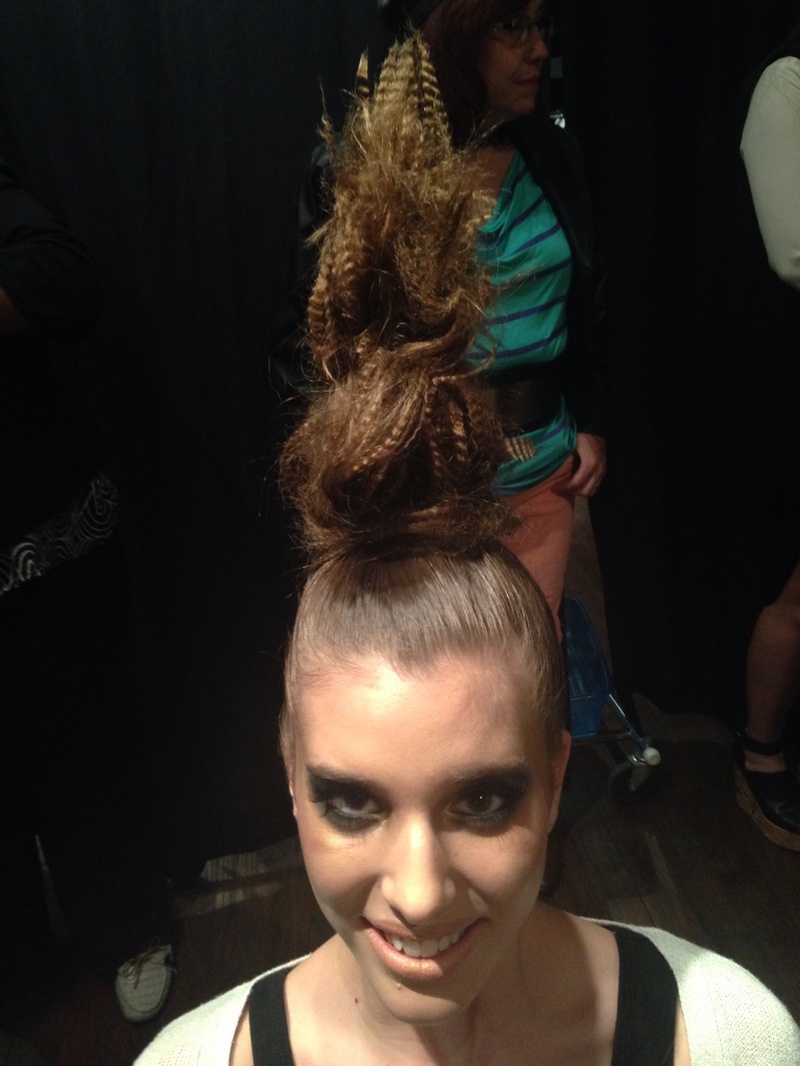 Female model photo shoot of Hair Science