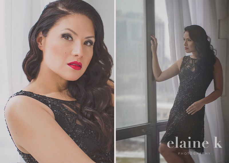 Female model photo shoot of ClaudineInc by Elaine Kalvelage in Chicago, hair styled by Jordyn Daniels