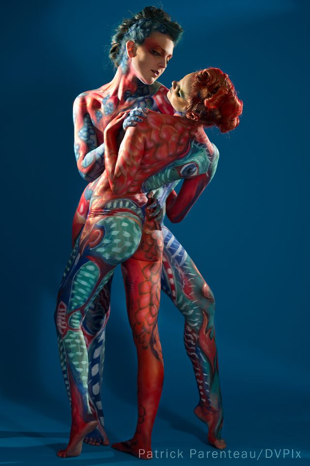 Male model photo shoot of Cory Keys Bodypainting by DVPix-Patrick Parenteau
