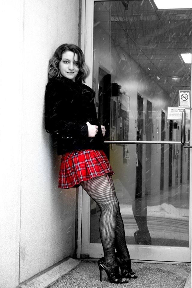 Female model photo shoot of Aisling Alainn in Oberlin College