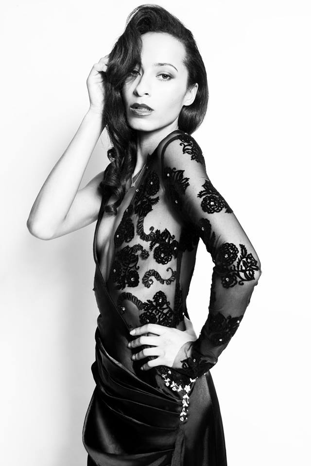 Female model photo shoot of Jenny Horner by Tina M, clothing designed by Eva Danhofer