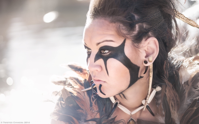 Female model photo shoot of Shadow Wolf by Steve - TwistedChimera in Payson, AZ