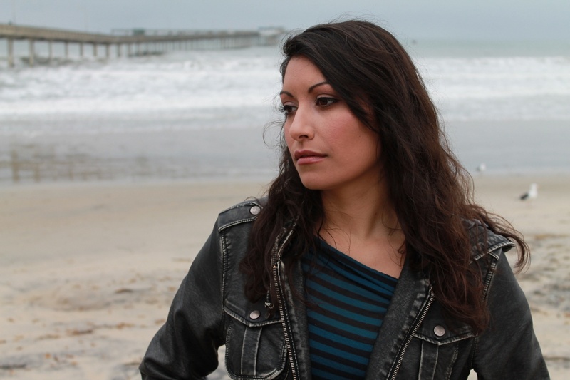 Female model photo shoot of MaedPerfect in Ocean Beach Pier, San Diego