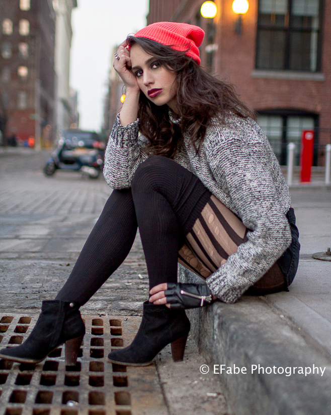 Female model photo shoot of eFabe in NY