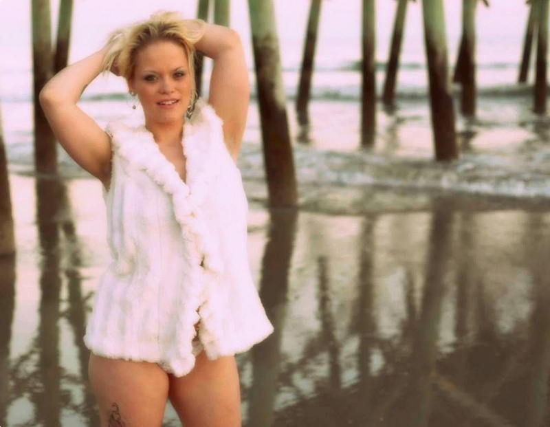 Female model photo shoot of Brittany Banks in Folly Beach, SC