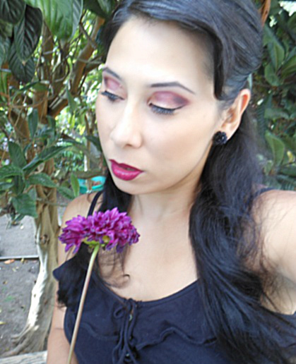Female model photo shoot of Pretti Dramatic in San Francisco, CA, makeup by Pretti Dramatic