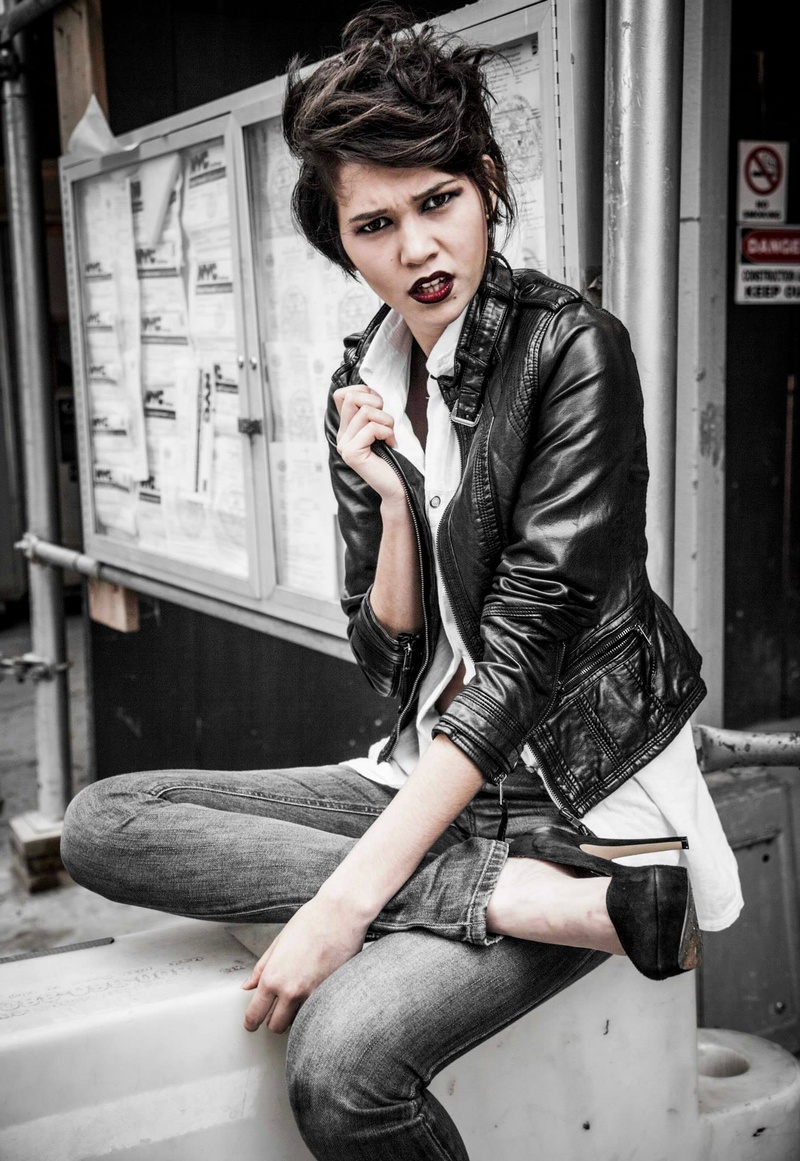Female model photo shoot of Keila Sone in NYC