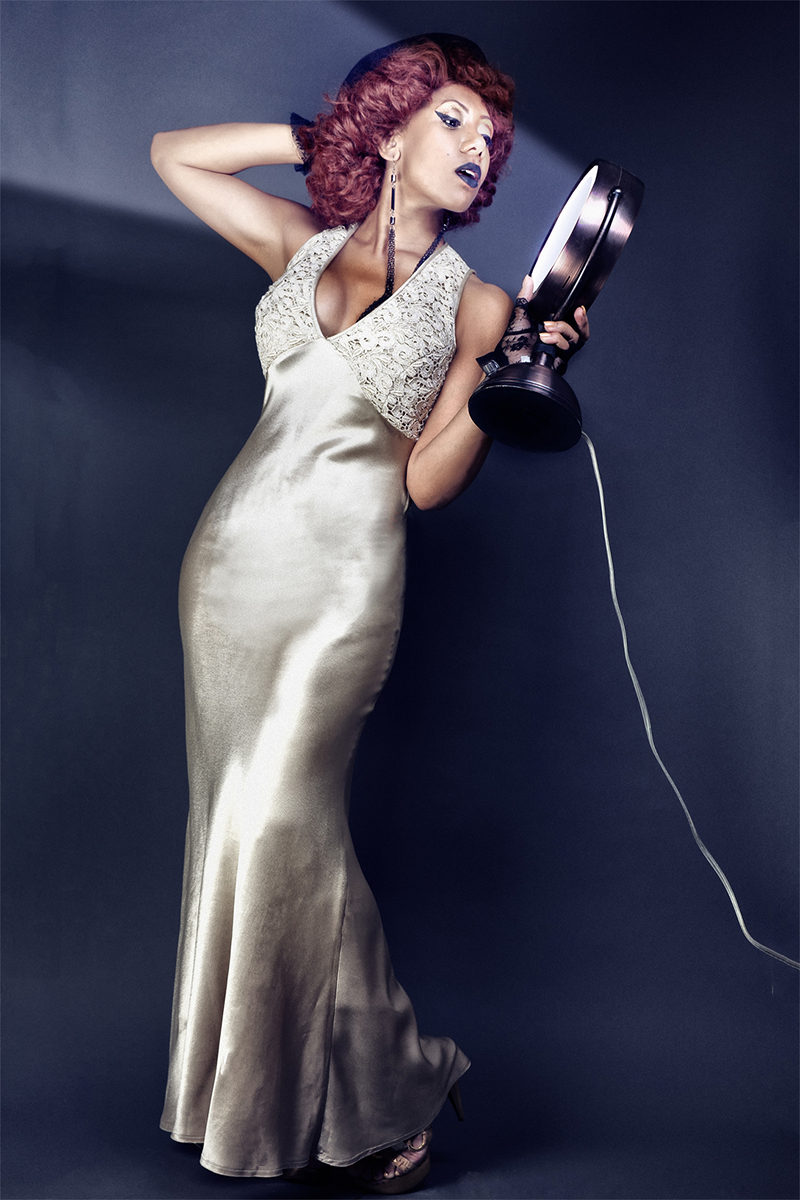 Female model photo shoot of Chanel simone