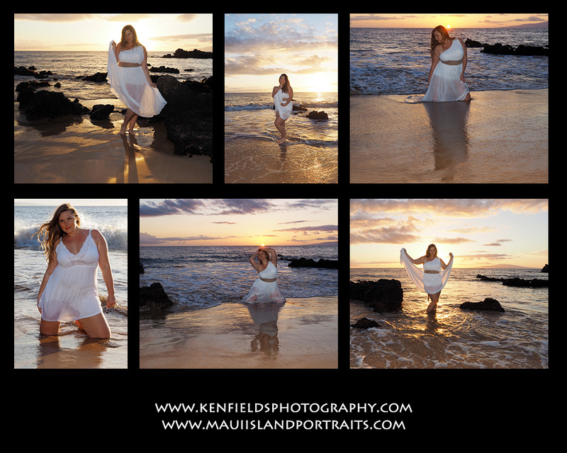 Male and Female model photo shoot of Ken Fields Photography and Charlotte Curve Model in Kamaole III Beach Park, Kihei, Maui