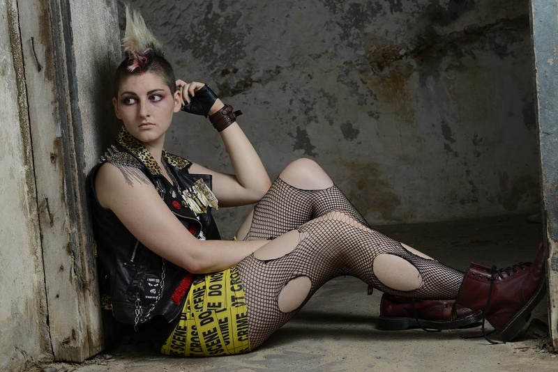 Female model photo shoot of Kiri Veronica in Middle Head Fortifications, Mosman