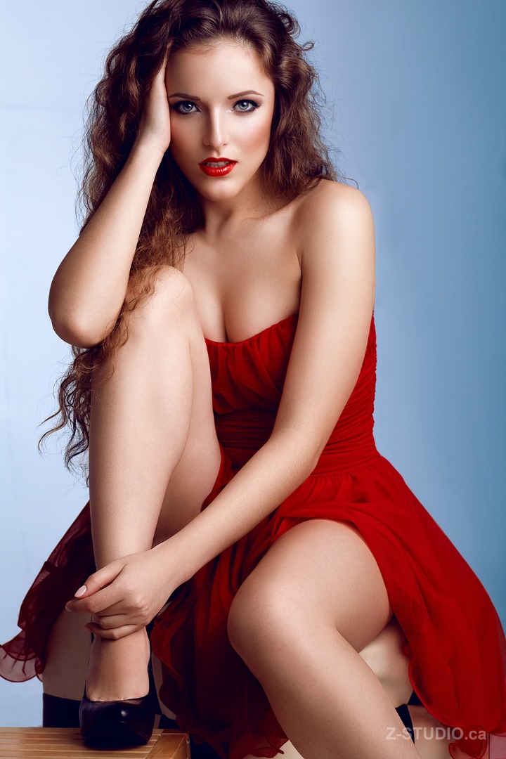 Female model photo shoot of sashasong by z-studio, retouched by Yunona Re, makeup by Polina Lelekina