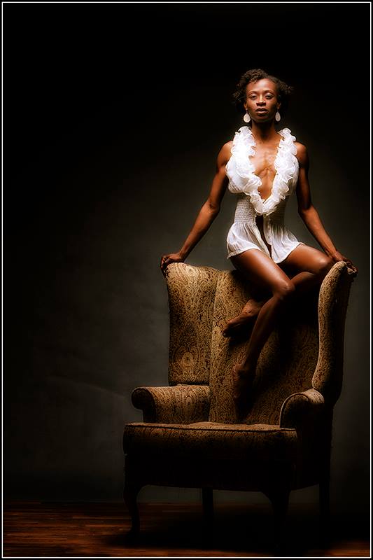 Female model photo shoot of Gazelle Powers by Magicc Imagery